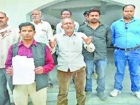 NTPC forcefully making construction